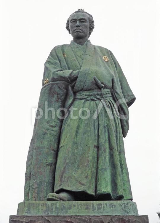 四国　桂浜　坂本龍馬像 日本,四国,桂浜の写真素材