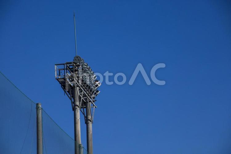渥美運動公園野球場17（田原市） 野球,球場,大会の写真素材