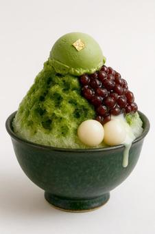 大人の抹茶かき氷 大人の抹茶かき氷の写真