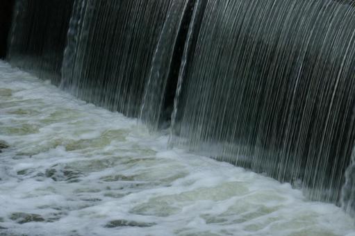 水のカーテン 水のカーテン,川,しぶきの写真素材