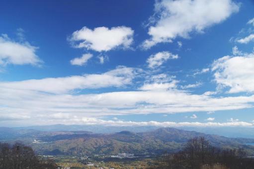山からの風景 山からの風景 赤倉,妙高,新潟県の写真素材