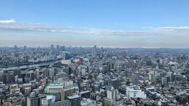 スカイツリーからの景色 スカイツリーからの景色の写真