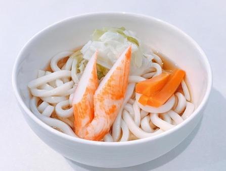 ぶっかけうどん ぶっかけうどん ぶっかけうどん,うどん,麺の写真素材