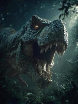 暗闇に潜む獰猛なT-REX 暗闇に潜む獰猛なT-REXの写真