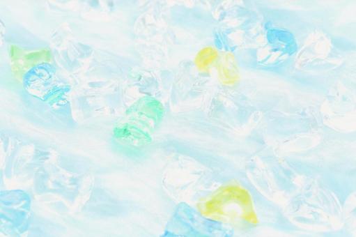 夏のかわいいキラキラ背景 水色 夏のかわいいキラキラ背景 水色の写真