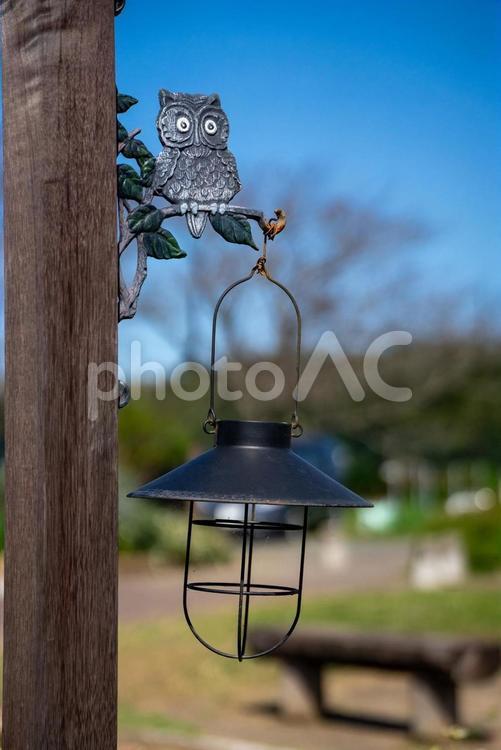 公園に飾られたアンティークなオブジェ アンティーク,オブジェ,飾りの写真素材