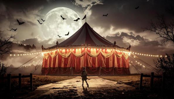ハロウィンのサーカス ハロウィンのサーカスの写真