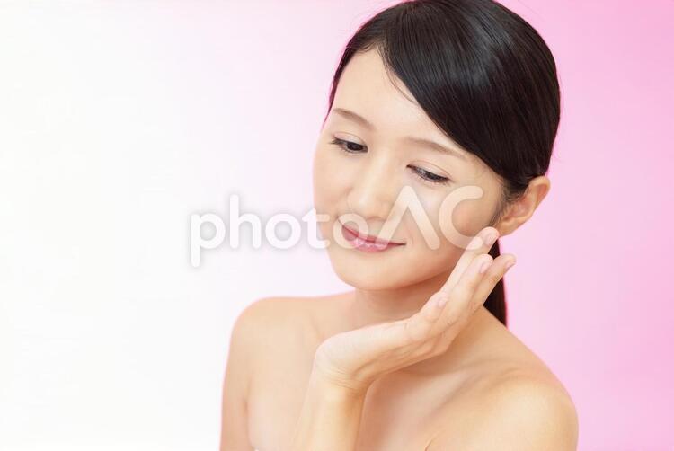 美容　スキンケアイメージ 美容,女性,人物の写真素材