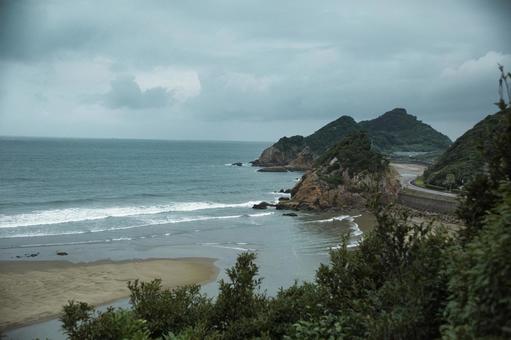 Cloudy sea, JPG