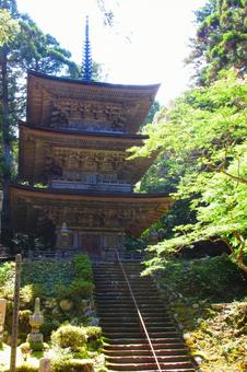 福井県-明通寺-国宝-三重塔 福井県-明通寺-国宝-三重塔の写真