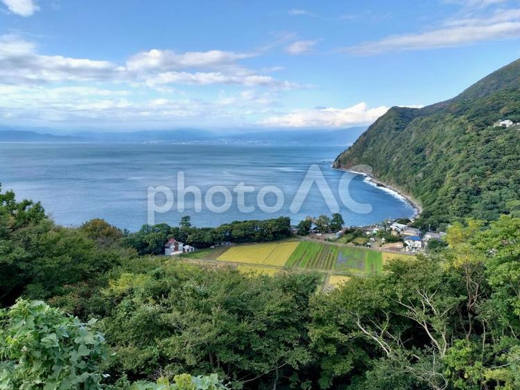 静岡県沼津市井田　煌めきの丘からの駿河湾 煌めきの丘,井田,静岡県の写真素材