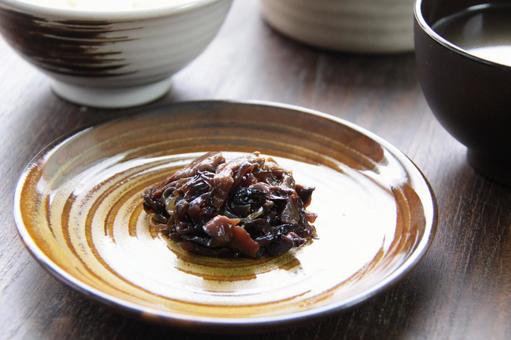 きのこ惣菜 煮物 きのこ惣菜 煮物の写真