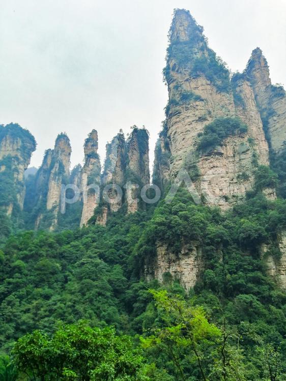 中国・張家界（武陵源） 中国,張家界,世界遺産の写真素材