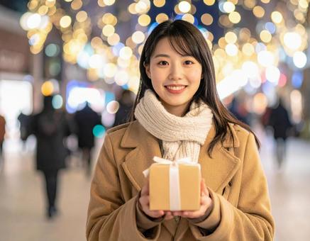 イルミネーション・彼女のプレゼント イルミネーション・彼女のプレゼントの写真