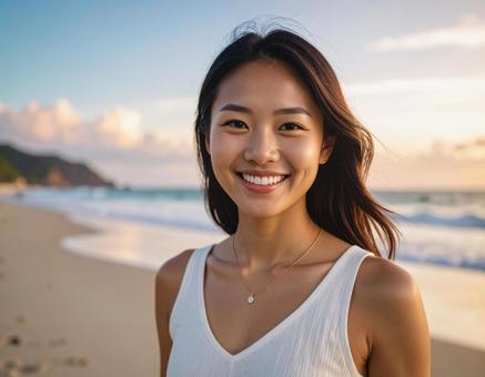 晩夏・夏の終わり、海辺の彼女 晩夏・夏の終わり、海辺の彼女の写真