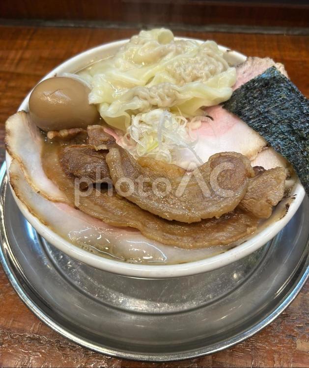 背徳感マシマシ チャーシュー,ラーメン,濃厚の写真素材