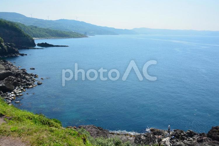 元乃隅稲荷から見た日本海 元乃隅稲荷神社,元乃隅稲荷,神社の写真素材