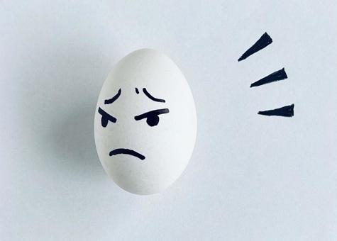 え? え? 感情,玉子,卵の写真素材