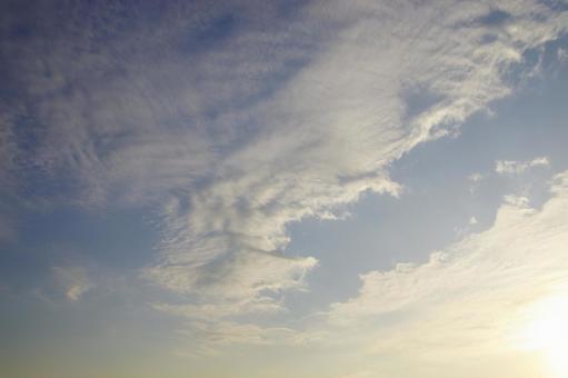 冬の空 冬の空の写真
