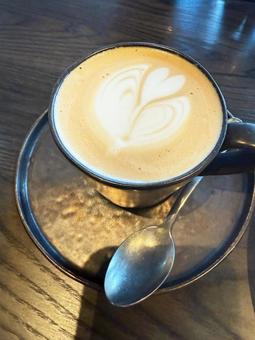 カフェラテ カフェ,カフェラテ,アートの写真素材