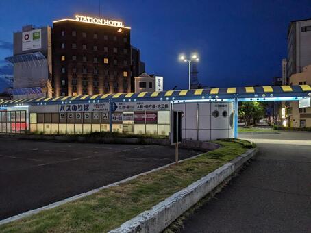 今治駅前＠愛媛県今治市 駅前,駅,今治の写真素材
