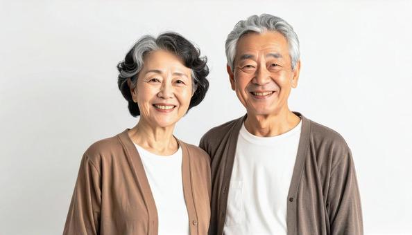 老夫婦 老夫婦の写真