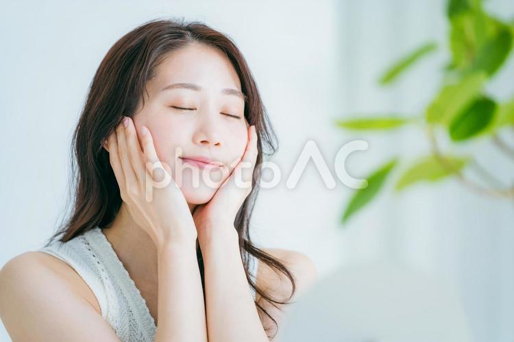 若い女性の美容イメージ 美容,ビューティー,女性の写真素材