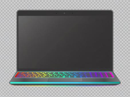 透過 ゲーミングノートPC 透過 ゲーミングノートPC ノートパソコン,パソコン,ノートpcの写真素材