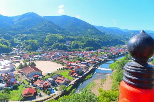 【島根県】津和野 【島根県】津和野 風景,津和野,島根の写真素材