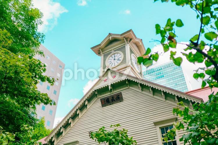 【北海道】札幌市時計台 北海道,札幌駅,札幌の写真素材