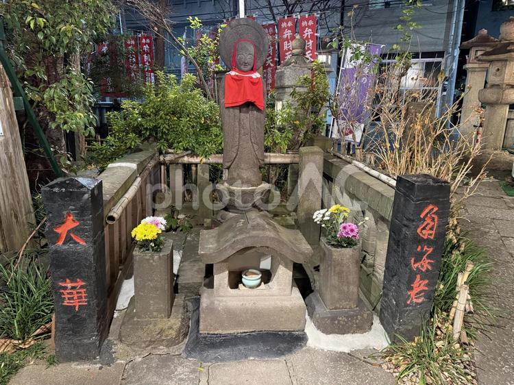夜の新吉原花園池跡　 夜,夜景,ライトアップの写真素材