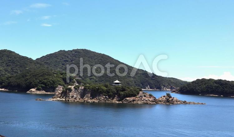 鞆の浦風景 島,海,空の写真素材