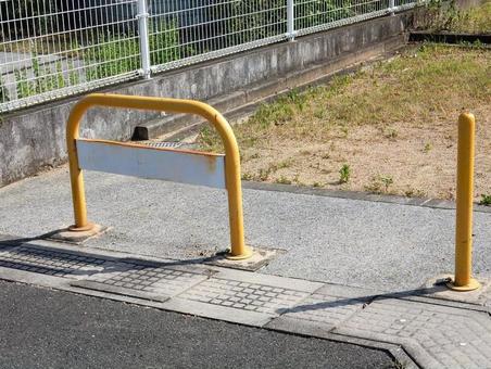 【風景写真】車止め 【風景写真】車止めの写真