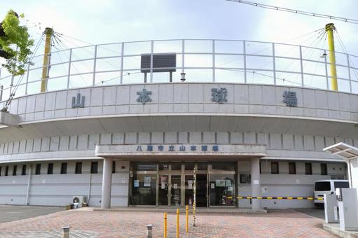 八尾市立山本球場(野球場)球場外観 八尾市立山本球場(野球場)球場外観 八尾市立山本球場,山本球場,野球場の写真素材