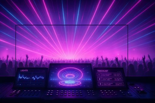 フェス照明コントロールの写真