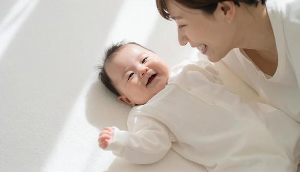 赤ちゃんとママ 赤ちゃんとママの写真
