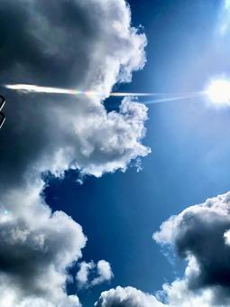 青空 空,自然,天空の写真素材