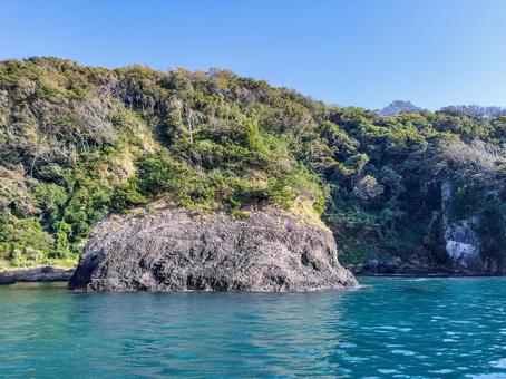 西伊豆　堂ヶ島マリン 遊覧船からの眺め 堂ヶ島,遊覧船,観光船の写真素材