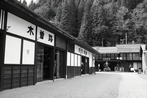 奈良井宿の風景 奈良井宿の風景 奈良井宿,歴史,自然の写真素材