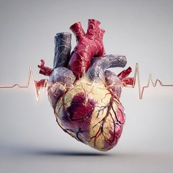 心臓の健康とECG波形 心臓の健康とECG波形の写真