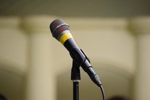 ボーカルマイク　野外 コンサート,ライブ,ボーカルの写真素材