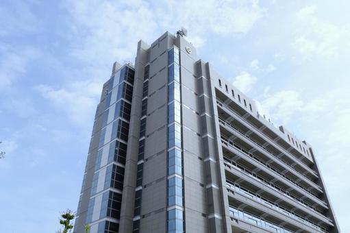 八尾市役所と青空3 八尾市役所と青空3 八尾市役所,八尾,市役所の写真素材