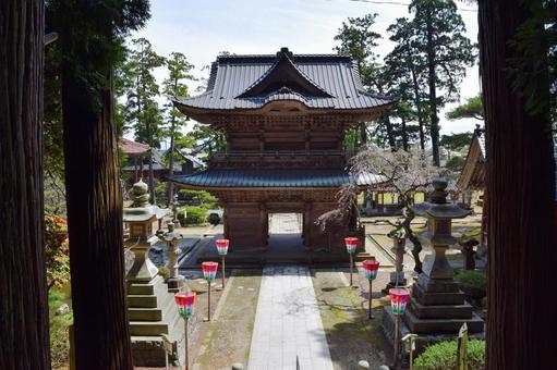 善法寺(ぜんぽうじ)山形県鶴岡市 善法寺(ぜんぽうじ)山形県鶴岡市 善法寺,登録有形文化財,有形文化財の写真素材