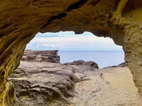 鬼ヶ城の舞台 鬼ヶ城の舞台 鬼ヶ城,鬼ヶ城の鬼,三重県の写真素材