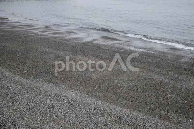 伊勢二見浦の砂浜と太平洋 風景,海,海辺の写真素材