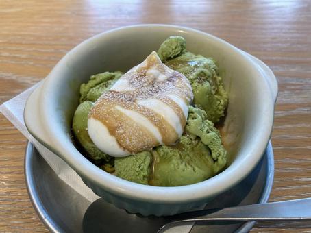 抹茶アイス 抹茶アイスの写真