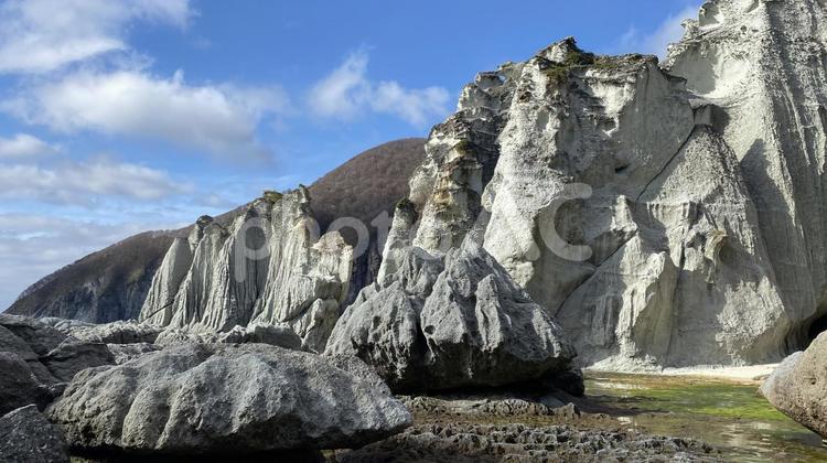 仏ヶ浦(青森県) 仏ヶ浦,奇岩,海の写真素材