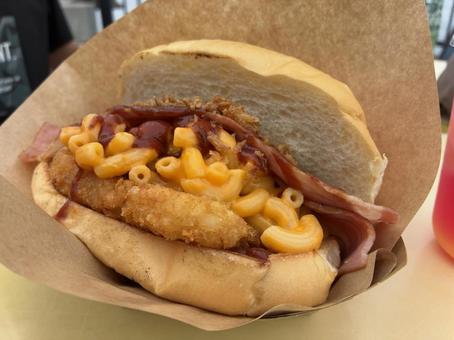 オリジナルサンド001 サンド,マカロニ,ポテトの写真素材