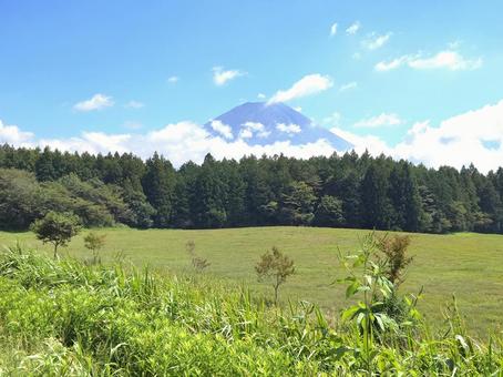 富士山 富士山 富士山,朝霧高原,自然の写真素材