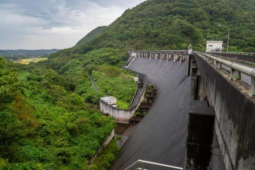 南川ダムの風景⒅ 南川ダムの風景⒅ ダム,南川ダム,七ツ森湖の写真素材
